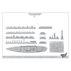 Combrig 70163 Gunboat Gilyak – 1898 1:700