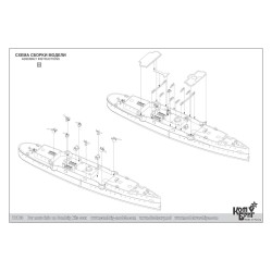 Combrig 70163 Gunboat Gilyak – 1898 1:700