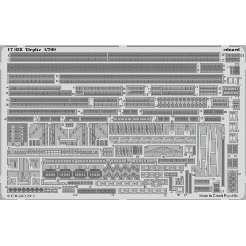 Eduard 17038 Tirpitz 1:700 (Revell)