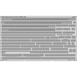 Eduard 53090 – Bismarck Part 8 – Structural Railings (Trumpeter) – 1/200