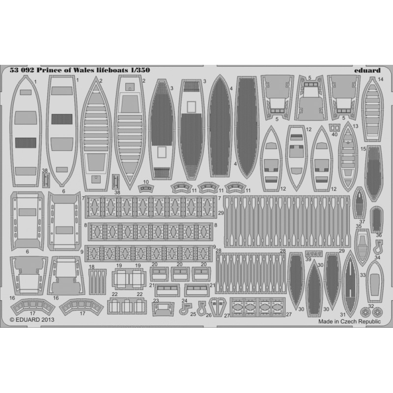 Eduard 53092 Prince Of Wales Lifeboats 1:350 (Tamiya)