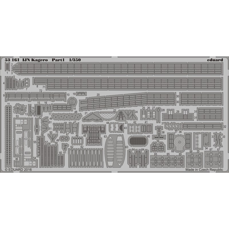 Eduard 53161 IJN Kagero pt.1 1:350 (Tamiya)