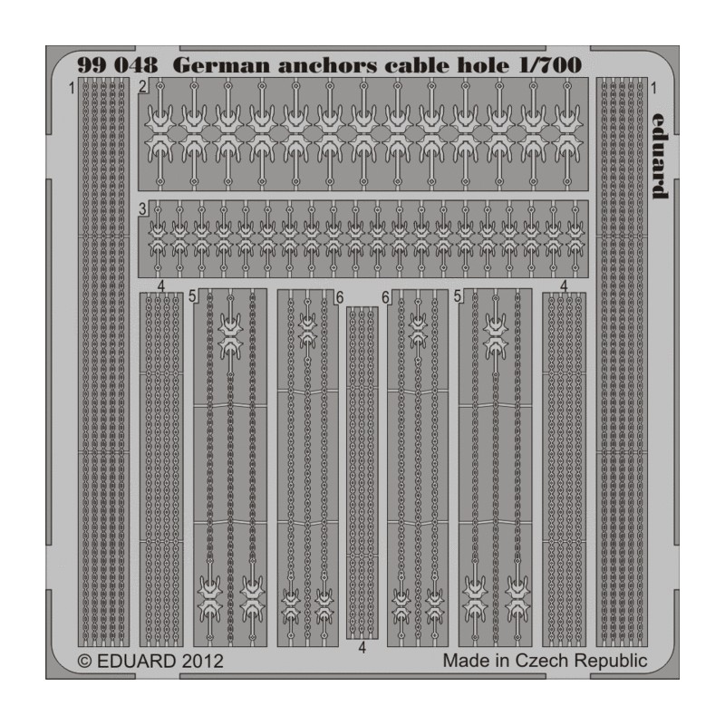 Eduard 99048 Ancres Allemandes 1:700