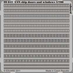 Eduard 99041 Portes et fenêtres de navires USN 1:700