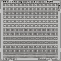 Eduard 99041 – Portes et fenêtres de navires USN 1/700