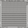 Eduard 99041 – Portes et fenêtres de navires USN 1/700