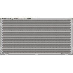 Eduard 99024 – Rampes 45' 3 barres courtes 1/350