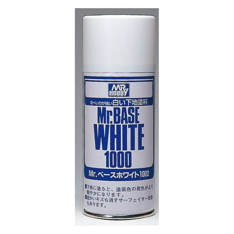 Mrhobby - B518 Mr Base White 1000 Spray (180 ml)