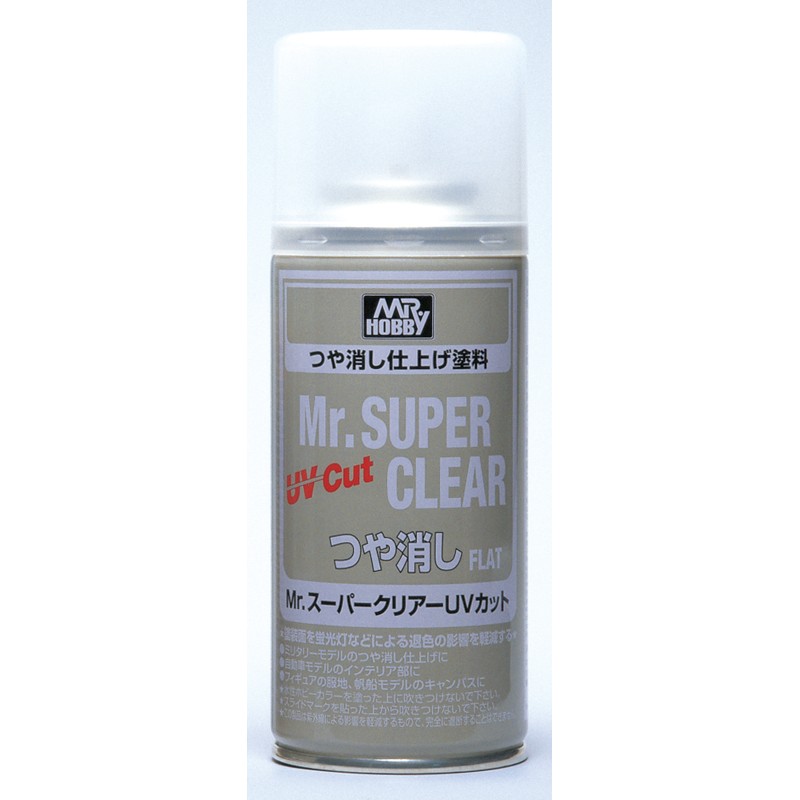Mrhobby - B523 Mr Super Clear Uv Cut Flat Spray (170 ml)
