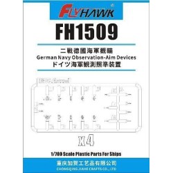 Flyhawk FH15009 - Dispositifs D'observation Et De Visée De La Marine Allemande Au 1:700