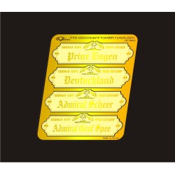Flyhawk FH700029 – Plaques signalétiques de navires de guerre Kriegsmarine II – 1:700