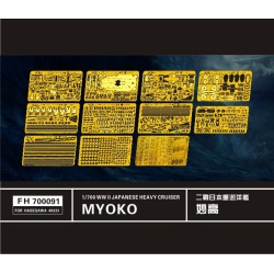 Flyhawk FH700091 - Photdécoupe Myoko (Pour Hasegawa 49333) 1:700