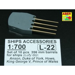 Aber S 1:700 L-022 – Canons 356 mm King George V class