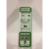 Evergreen EG102 – Bande de polystyrène blanc opaque 0,010" × 0,040"