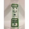 Evergreen EG106 – Bande de polystyrène blanc opaque 0,010" × 0,125"