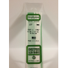 Evergreen EG107 – Bande de polystyrène blanc opaque 0,010" × 0,156"