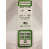 Evergreen EG116 - Bande De Polystyrène Blanc Opaque De 0,015" X 0,125