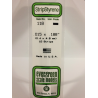 Evergreen EG118 - Bande De Polystyrène Blanc Opaque De 0,015" X 0,188