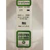Evergreen EG119 - Bande De Polystyrène Blanc Opaque De 0,015" X 0,250
