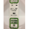 Evergreen EG128 – Bande de polystyrène blanc opaque 0,020" x 0,188"
