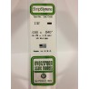 Evergreen EG132 - Bande De Polystyrène Blanc Opaque De 0,030" X 0,040