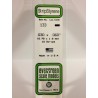 Evergreen EG133 – Bande de polystyrène blanc opaque 0,030" x 0,060"