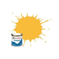 Humbrol 24 – Trainer Jaune Mat 14 ml (Peinture Émail)