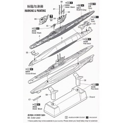 Hobbyboss HB87008 DKM U-boat Type VII B 1:700