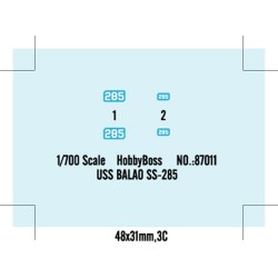 Hobbyboss Hb87011 USS Balao SS-285 1:700