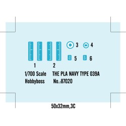 Hobbyboss HB87020 Pla Navy Type 039a 1:700