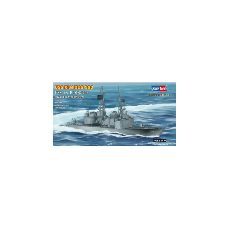 Hobbyboss HB82507 USS Kidd Ddg-993 1:1250