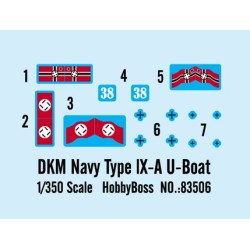 Hobbyboss HB83506 DKM Type IX-B U-boat 1:350
