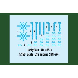 Hobbyboss HB83513 USS Virginia SSN-774 1:350