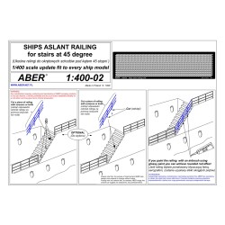 Aber S 1:400-02 – Garde-corps pour escaliers à 45°