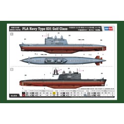 Hobbyboss HB83514 Pla Navy Type 031 Golf Class 1:350