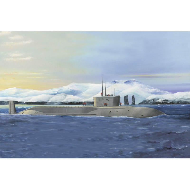 Hobbyboss HB83520 Russian Navy Project 995 Borei-yuri Dolgoruky SSBN 1:350