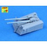 Aber S 1:200 L-04 — Set de canons pour le Bismarck