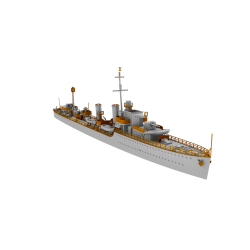 IBG Model 70010 HMS Harvester 1943 Destroyer britannique de classe H 1:700