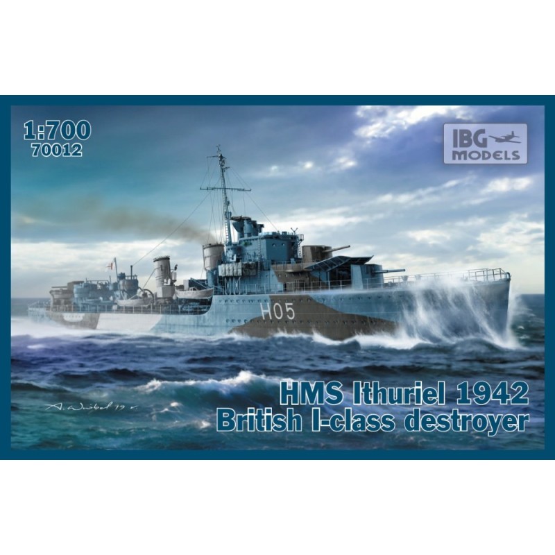 IBG Model 70012 HMS Ithuriel 1942 Destroyer britannique de classe I 1:700