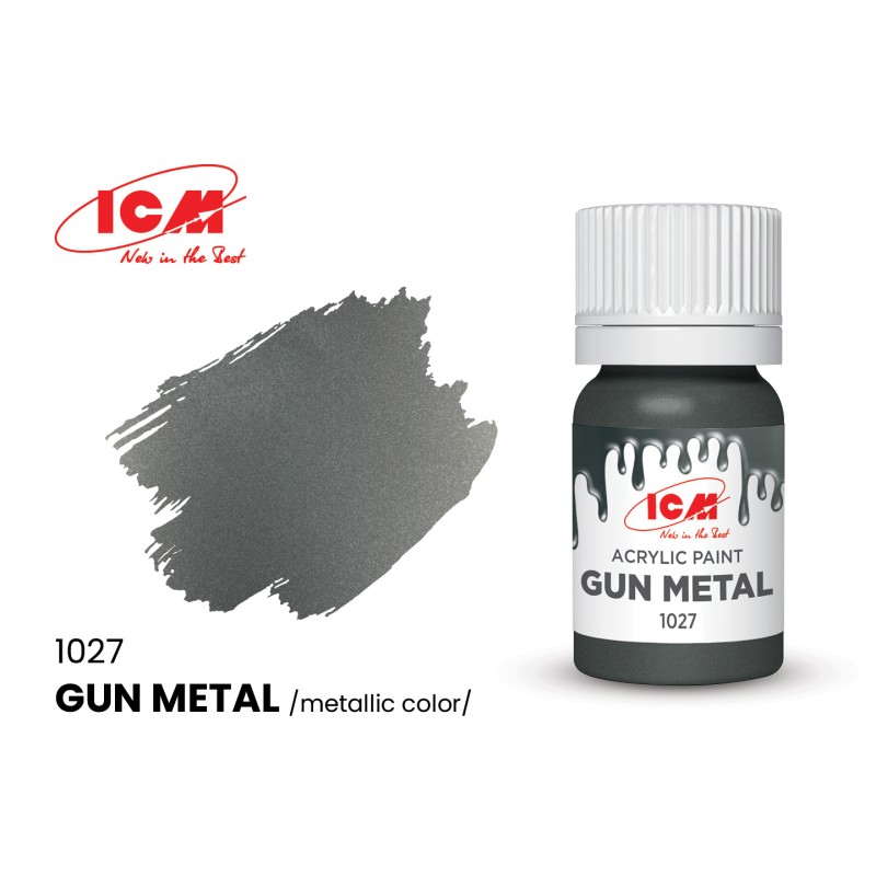 ICM – 1027 – Gun Métal 12ml