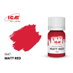 ICM - 1047 - Rouge mat 12ml