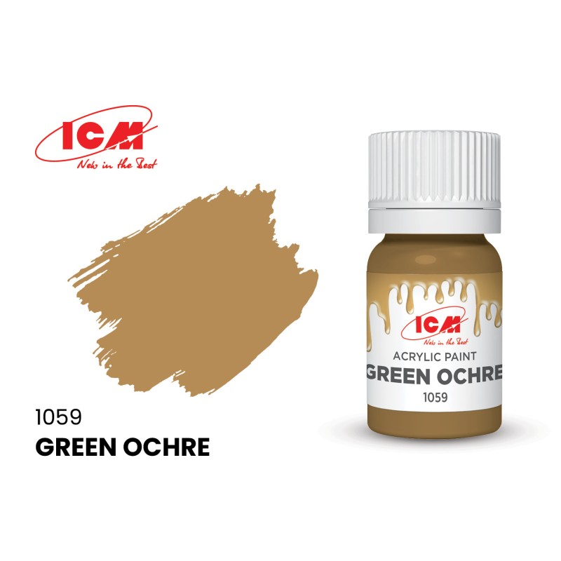 ICM – 1059 - Ocre Vert 12ml