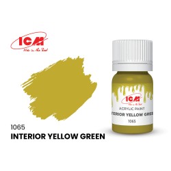 ICM - 1065 - Intérieur jaune vert 12ml