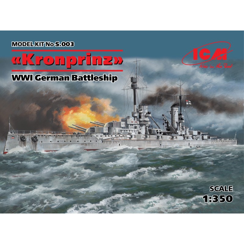 ICM003 – Cuirassé allemand Kronprinz WWI 1:350