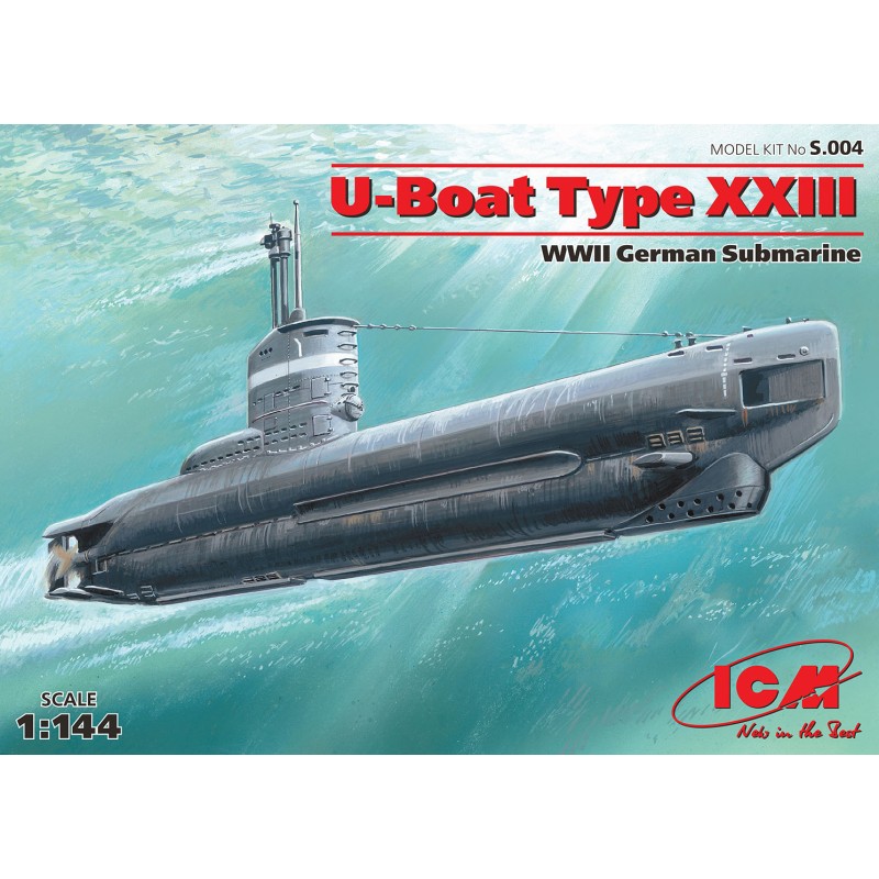 ICM004 – Sous-marin allemand WWII de type U-Boat XXIII à l'échelle 1:144