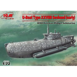 ICM006 – U-Boat Type XXIIB Seehund Sous-marin Mideget allemand WWII 1:72