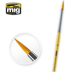 AMMO MIG 8617 – Brosse Ronde Synthétique n°10
