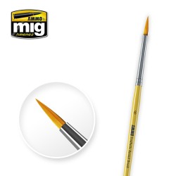 AMMO MIG 8616 – Brosse Ronde Synthétique n°6