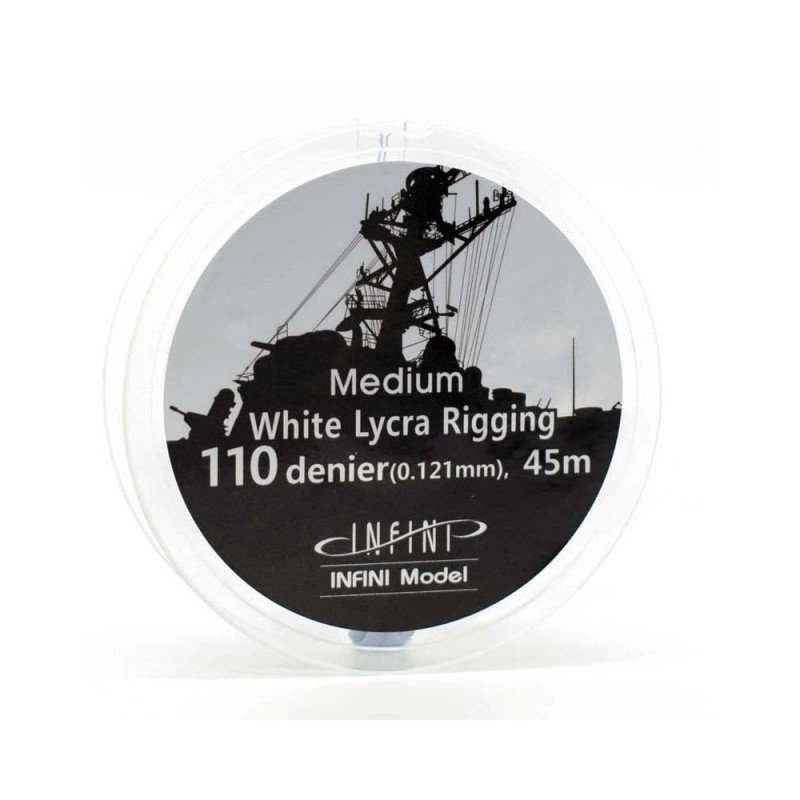 Infini Model IR-1102W Gréement de navire blanc moyen (1/350 ~ 1/200) 145 pieds