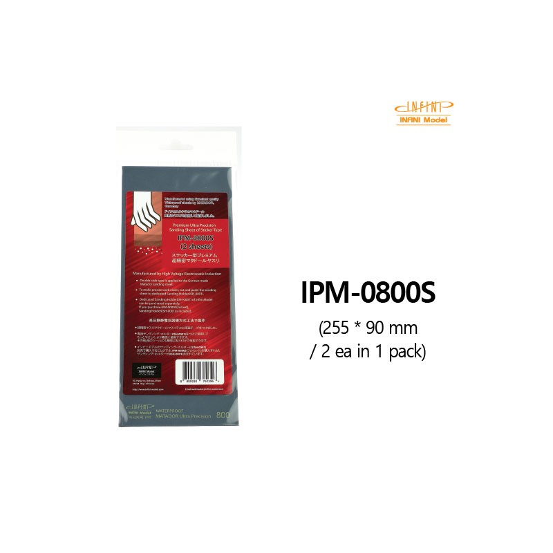 Infini model IPM-800S Feuille abrasive de type autocollant (2EA)